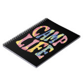 Camping Summer Girls Camp Krawatte Die Retro Notizblock (Linke Seite)