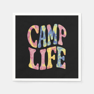Camping Summer Girls Camp Krawatte Die Retro Serviette