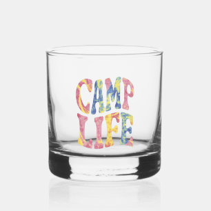 Camping Summer Girls Camp Krawatte Die Retro Whiskyglas