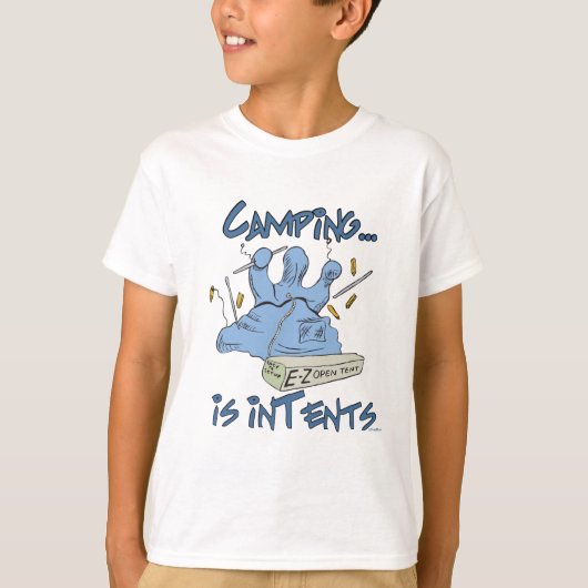 Camping T-Shirt (Vorderseite)