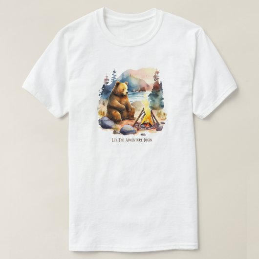 Camping T - Shirt (Design vorne)