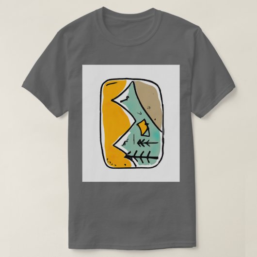 Camping T-Shirt (Design vorne)