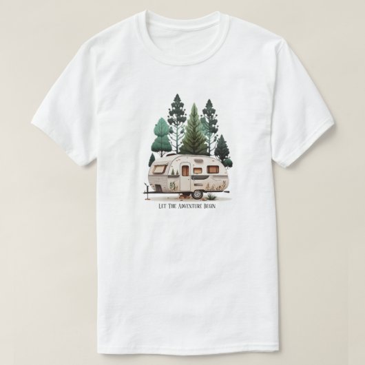 Camping T - Shirt (Design vorne)