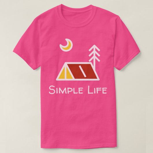 Camping T-Shirt (Design vorne)