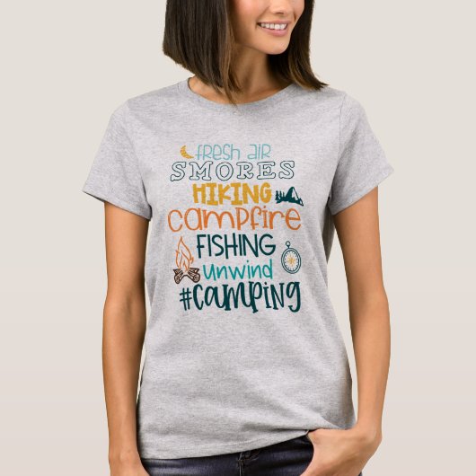 Camping T-Shirt (Vorderseite)