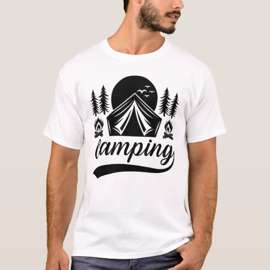 Camping T-Shirt (Vorderseite)