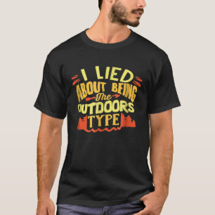 Camping T Shirt für Glamping Lifestyle