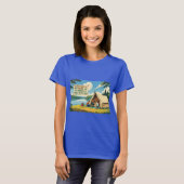 Camping-T-Shirt T-Shirt (Vorne ganz)