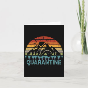 Camping T Shirts Funny Self Isolation Quarantine H Karte