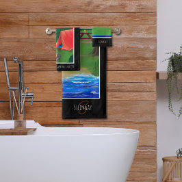 Camping Tag und Nacht Badhandtuch Set