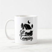 Camping-Tasse – Abenteuer warten im Freien Kaffeetasse (Links)
