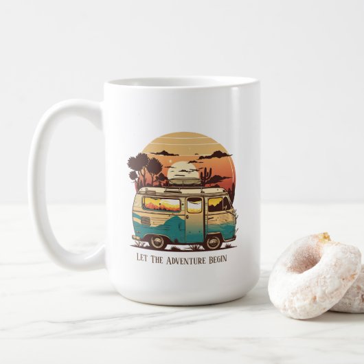 Camping-Tasse Kaffeetasse (Mit Donut)
