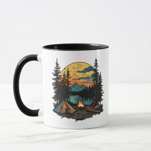 Camping Tent im Forest Tasse (Links)