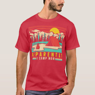 Camping Tent Retro Vintag Anscheinend ich Lager je T-Shirt
