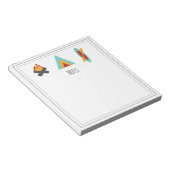 Camping Theme Editor Notizblock (angewinkelt)