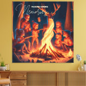 Camping Themed Art | S'mores machen Leinwanddruck (Insitu (Wohnzimmer))