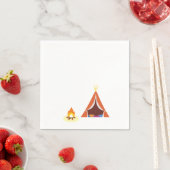 Camping Themed Birthday Napkins Serviette (Beispiel)