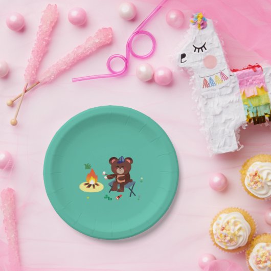 Camping Themed Birthday Teller (Party)