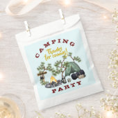 Camping Themed Gastgeschenk Bags Danke Geschenktütchen (Ausgeschnitten)