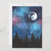 Camping Themed Party Einladung (Rückseite)