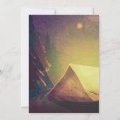 Camping Themed Party Einladung (Rückseite)