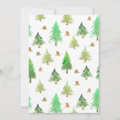 Camping Themed Wedding - Abzeichen & Icons Einladung (Rückseite)