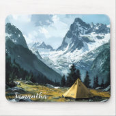 Camping Themenwelt Landschaftliche Aussicht Mousepad (Vorne)