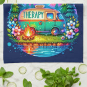 Camping Therapy Geschirrtuch (Gefaltet)