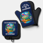 Camping Therapy Ofenhandschuh & Topflappen-Set (Vorderseite/Rückseite)