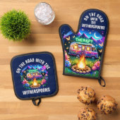 Camping Therapy Ofenhandschuh & Topflappen-Set (Oben Unten)
