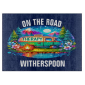 Camping Therapy Schneidebrett (Vorderseite)