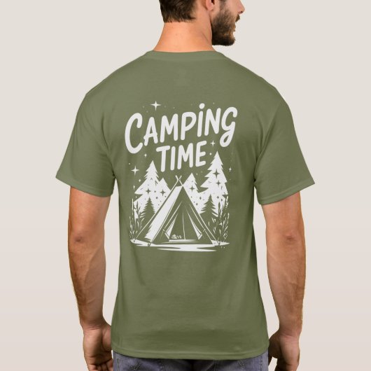 Camping Time Adventure T-Shirt (Rückseite)