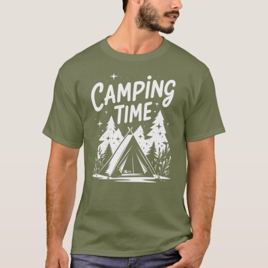 Camping Time Adventure T-Shirt (Vorderseite)