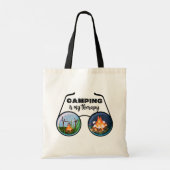 Camping Tote Bag Tragetasche (Rückseite)