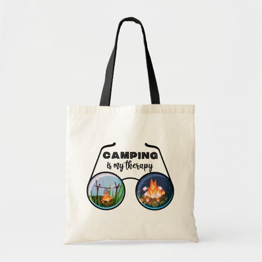 Camping Tote Bag Tragetasche (Vorne)