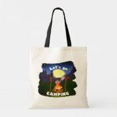 Camping Tote Bag Tragetasche (Rückseite)