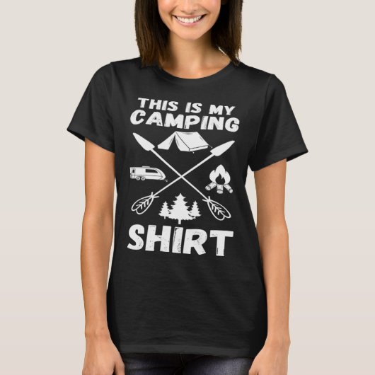 Camping Trailer Dies ist mein Camping   Camper Va T-Shirt (Vorderseite)