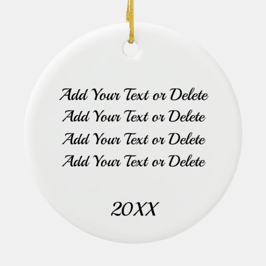 Camping Trailer Keramik Ornament (Hinten)