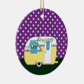 Camping Trailer Keramikornament (Rechts)