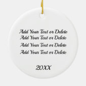 Camping-Trailer mit Türsignierung Keramik Ornament (Hinten)