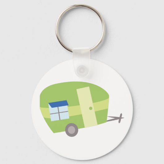 Camping Trailer Schlüsselanhänger (Vorderseite)
