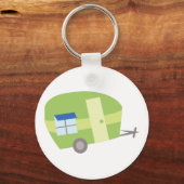 Camping Trailer Schlüsselanhänger (Vorderseite)