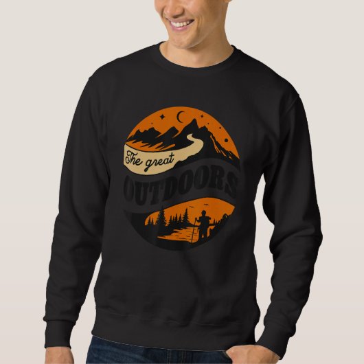 Camping Trails The Great Outdoors Sweatshirt (Vorderseite)