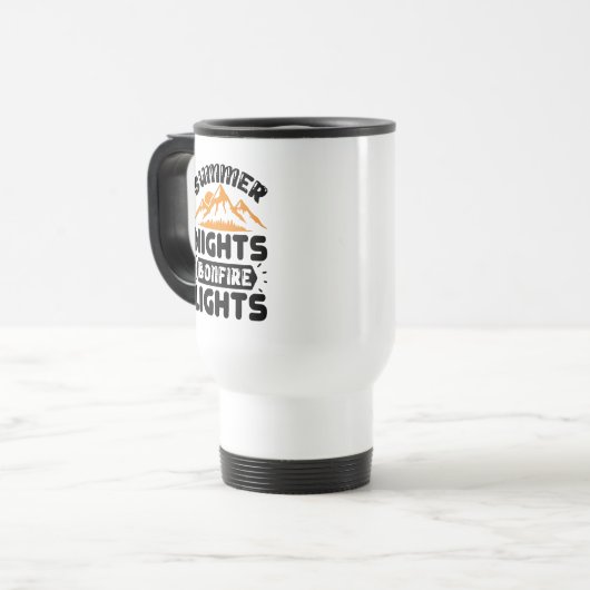 Camping Travel Mug Reisebecher (Vorderseite Links)