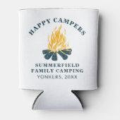 Camping Trip Family Passend Happy Campers Custom Dosenkühler (Vorderseite)