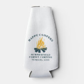 Camping Trip Family Passend Happy Campers Custom Flaschenkühler (Vorderseite)