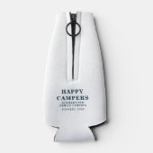 Camping Trip Family Passend Happy Campers Custom Flaschenkühler (Rückseite)