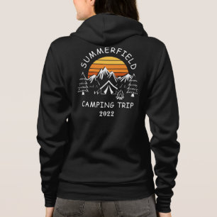 Camping-Trip für Familien-Matching-Retro Hoodie