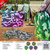 Camping Tumbler | ADD INITIAL Camouflage Kids Teen Thermosbecher