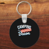 CAMPING UND BACON SCHLÜSSELANHÄNGER (Vorderseite)